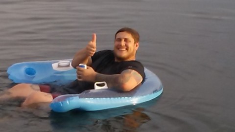 Enjoying the lake